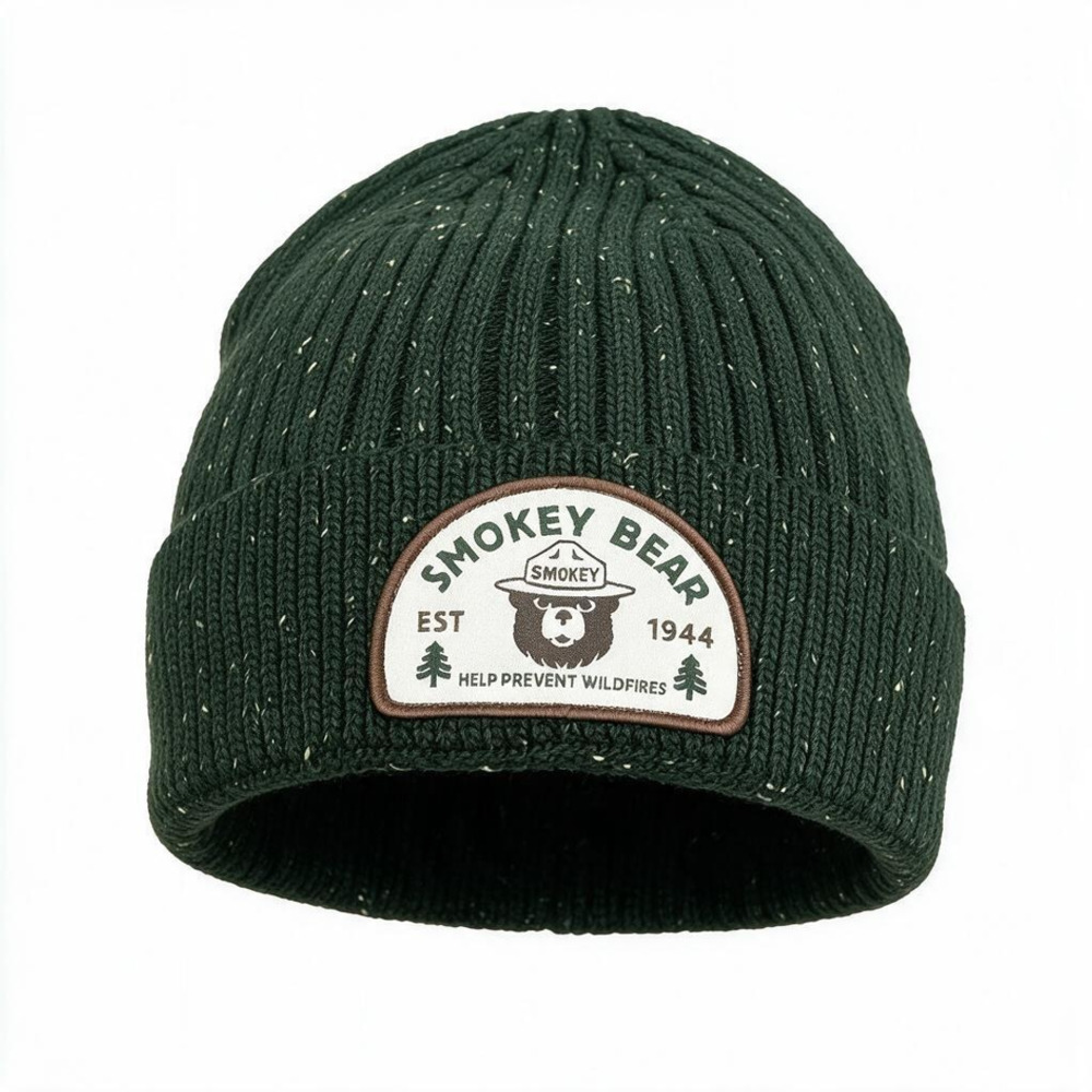 The Landmark Project Smokey Bear Beanie Hunter Green